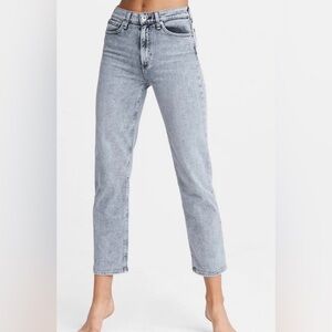 Rag and Bone Nina High Rise cigarette Jean in dusty trail size 33.